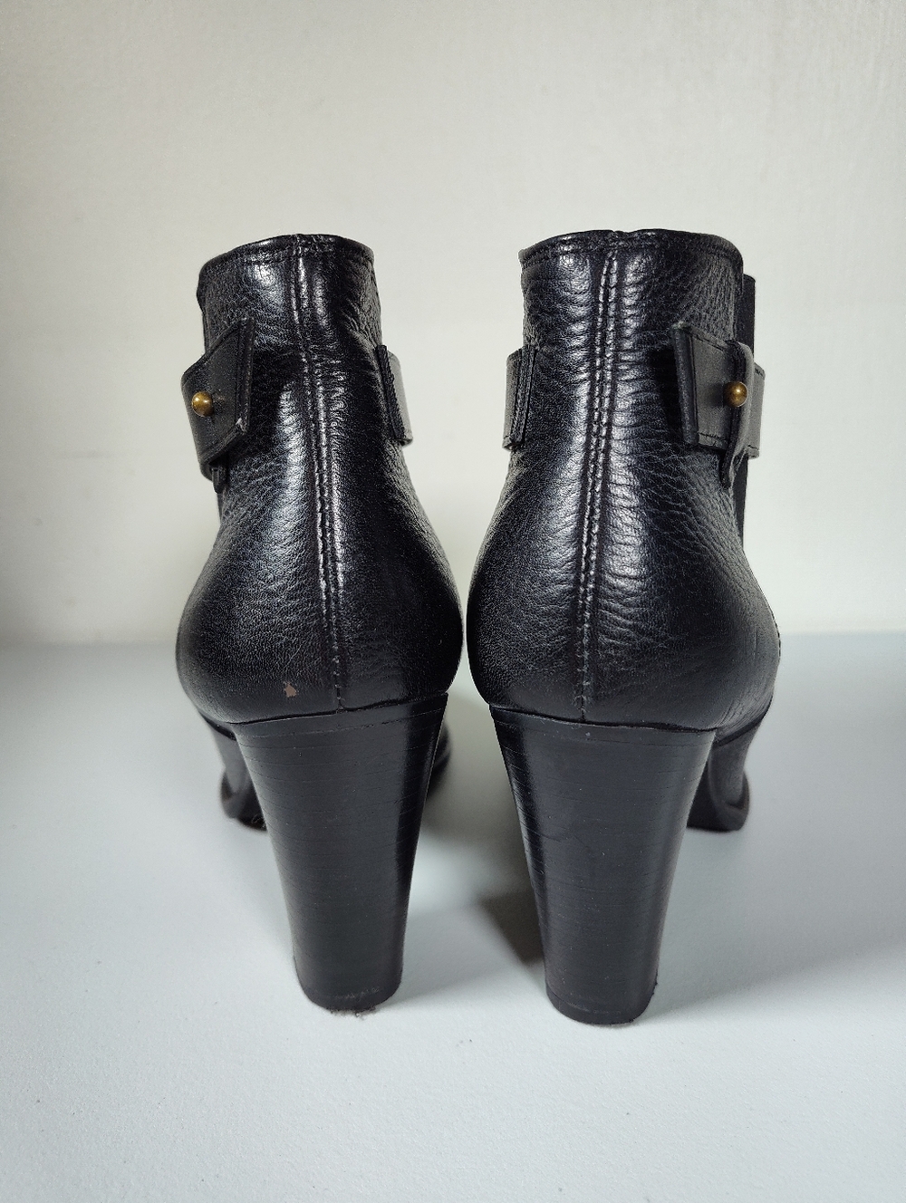 Madewell Lonny black leather cheslea ankle boots 7 - Picture 5 of 12